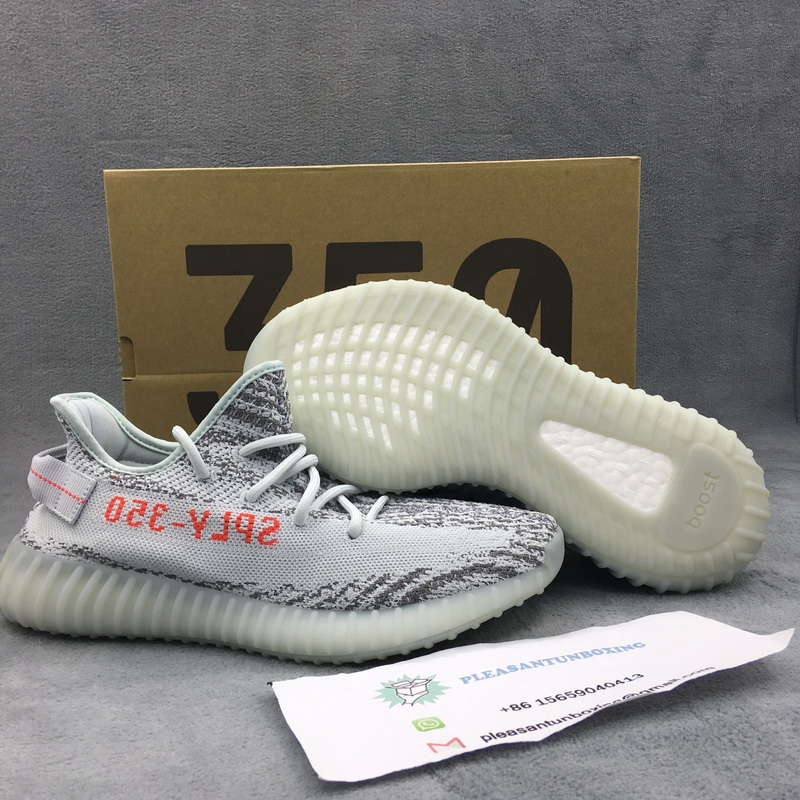 Authentic Yeezy 350 V2 Boost Blue Tint